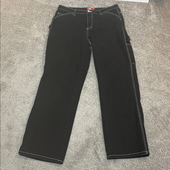Dickies Cargo Pants Black Denim - Picture 2 of 8